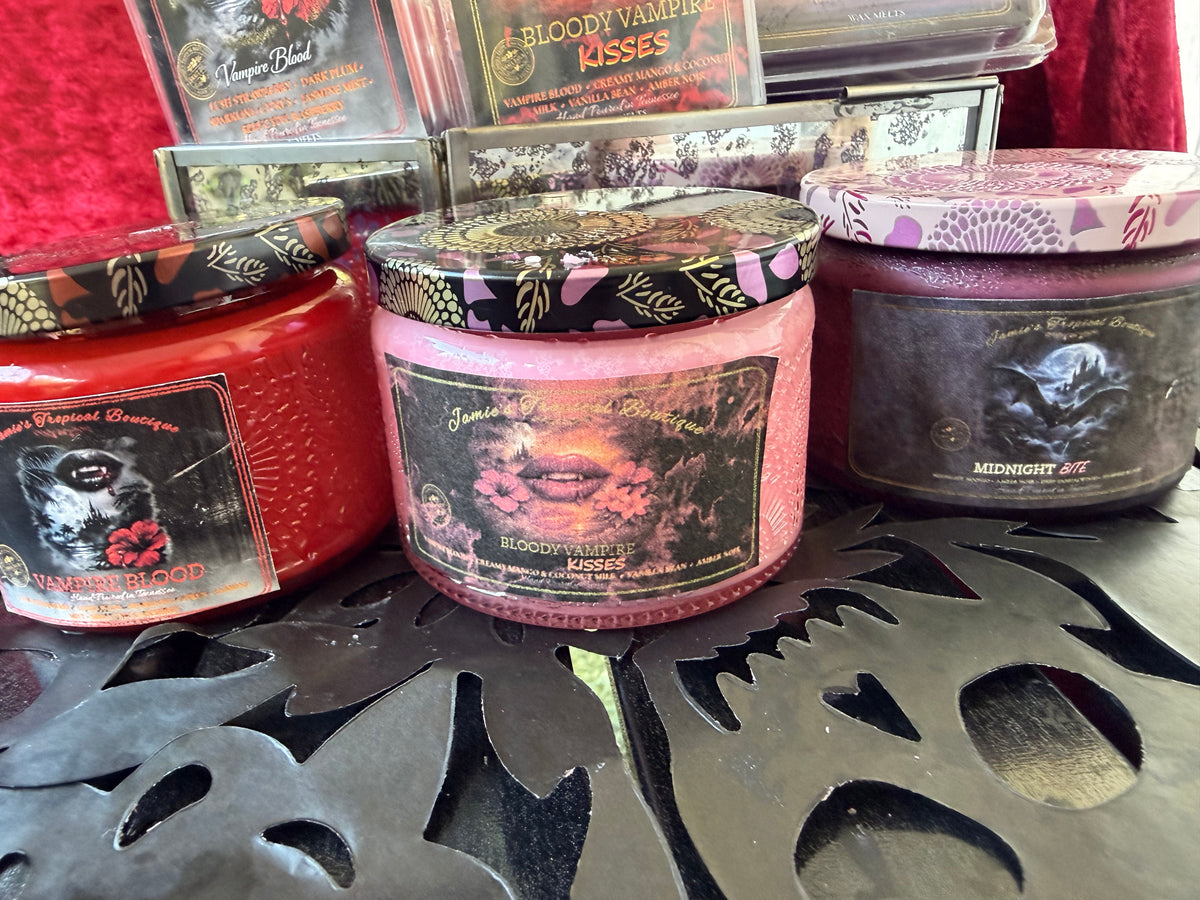 Halloween After Dark Candle Trio 4 oz jar candles
