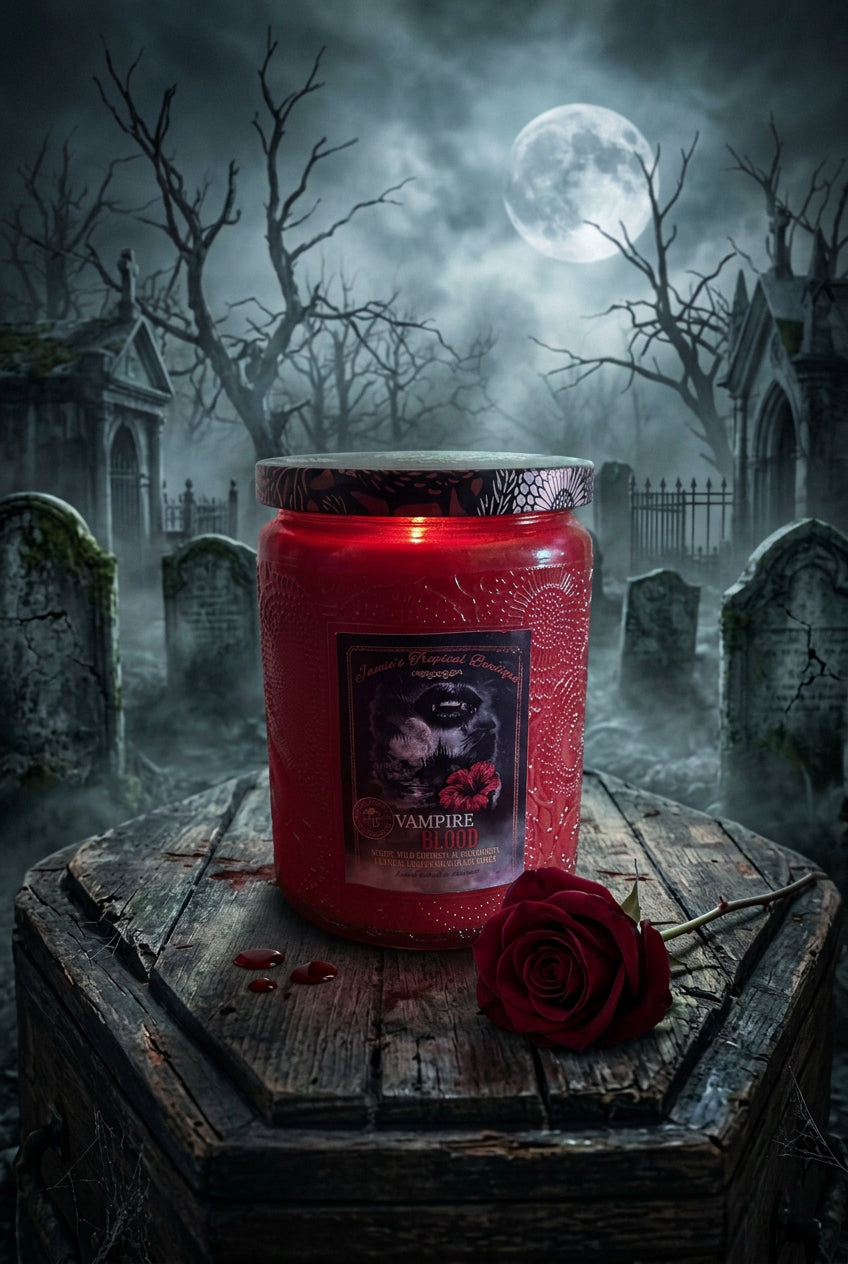 Vampire Blood — 8 oz Jar Candle