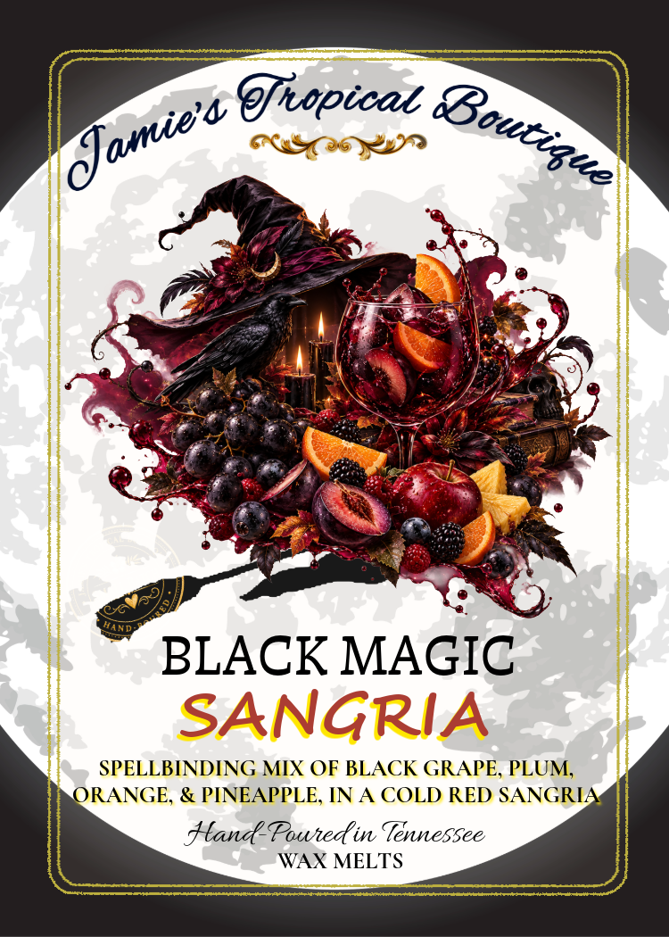 Black Magic Sangria scent artwork or product display