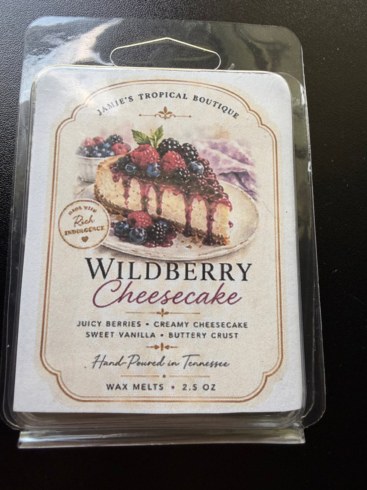 Wildberry Cheesecake scent artwork or product display