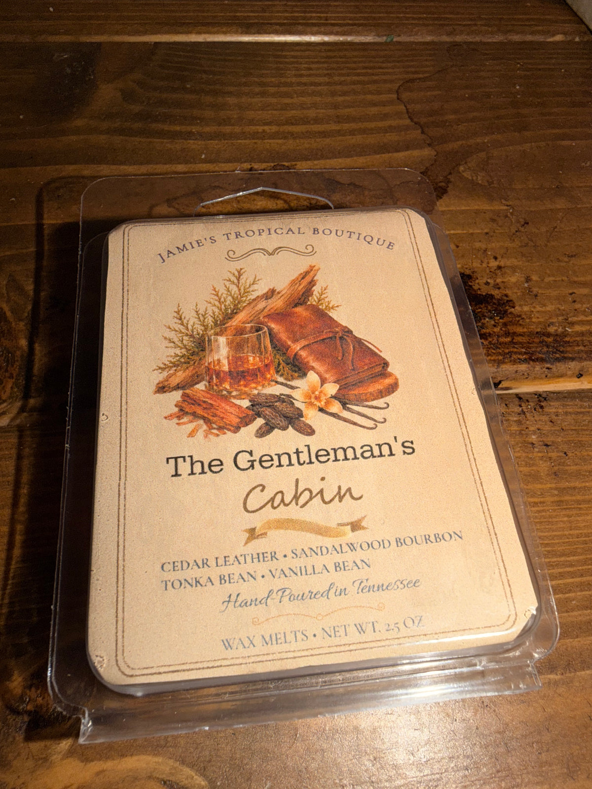 The Gentleman’s Cabin scent artwork or product display