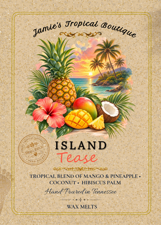 Island Tease scent artwork or product display