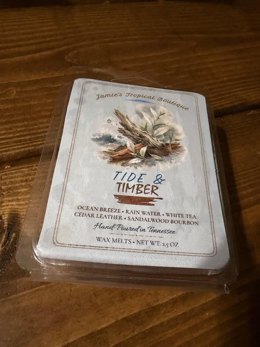 Tide & Timber scent artwork or product display