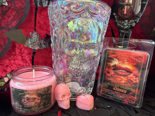 Bloody Vampire Kisses scent artwork or product display