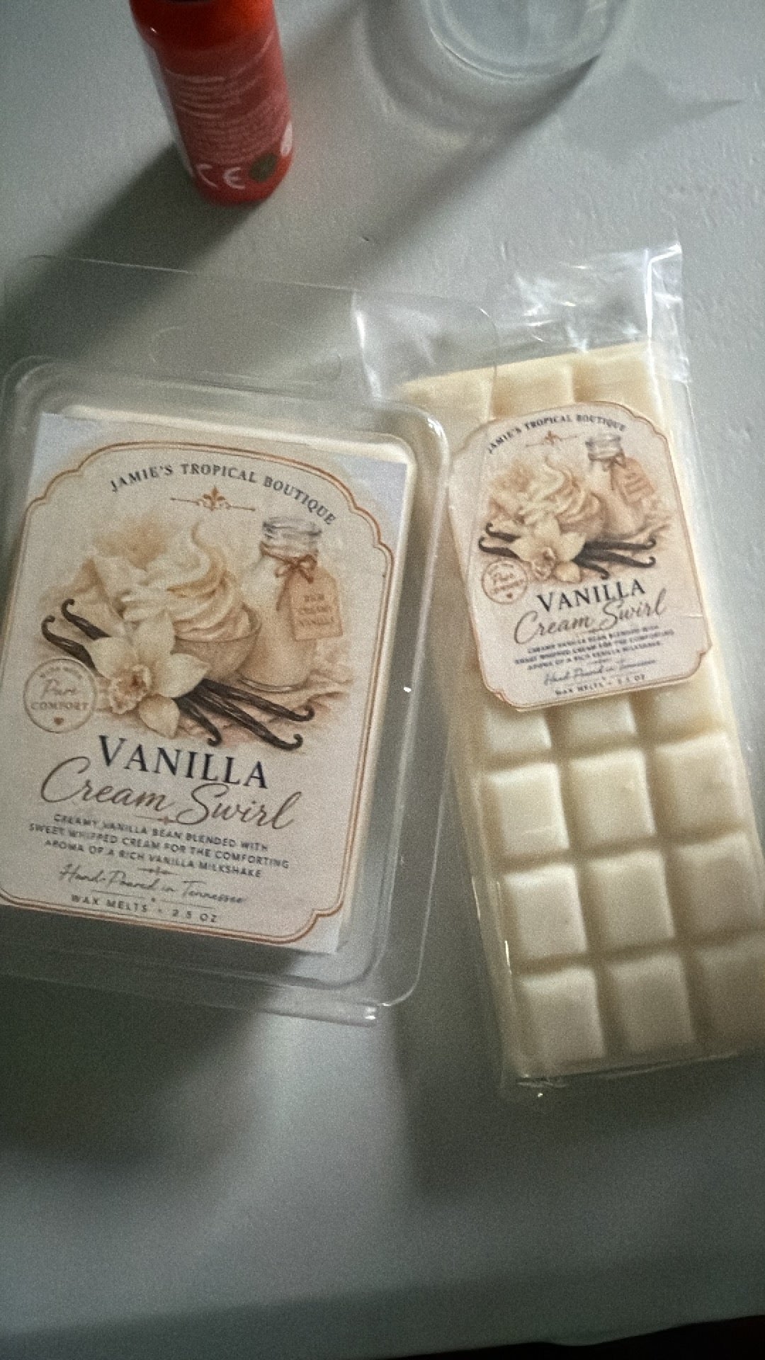 Vanilla Cream Swirl scent artwork or product display